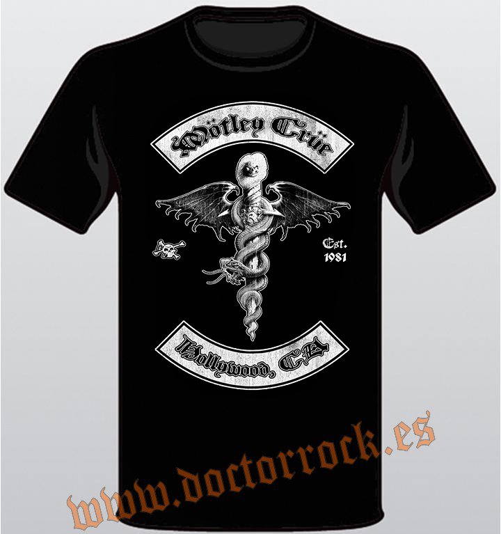 Camiseta Motley Crue Hollywood Ca