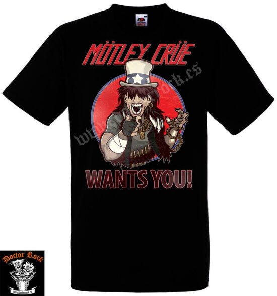 Camiseta Motley Crue Wants You!