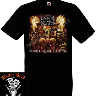 Camiseta Napalm Death The Code Is Red