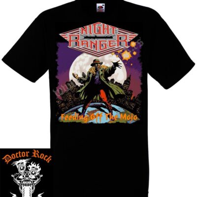 Camiseta Night Ranger Feeding Off The Mojo