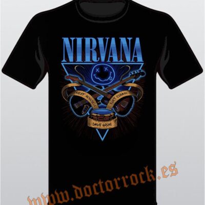 Camiseta Nirvana Krist Kurt Dave