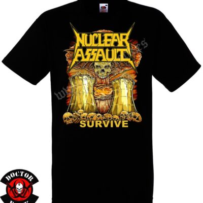Camiseta Nuclear Assault Survive