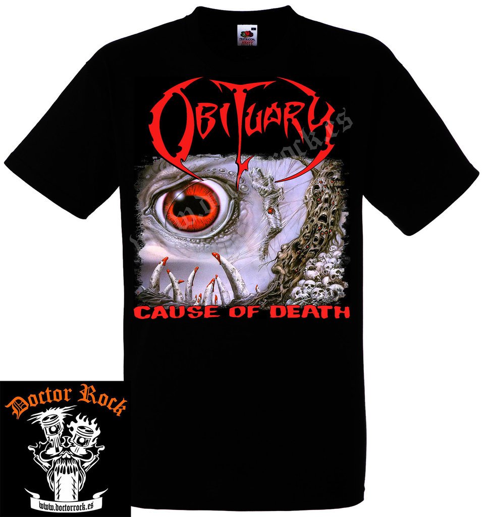 Camiseta Obituary Cause Of Death