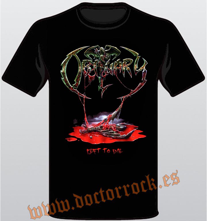 Camiseta Obituary Left to Die