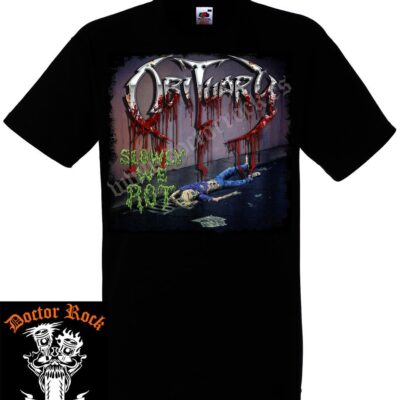 Camiseta Obituary Slowly We Rot