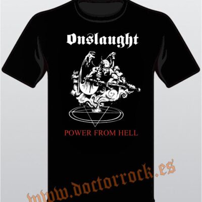 Camiseta Onslaught Power from Hell