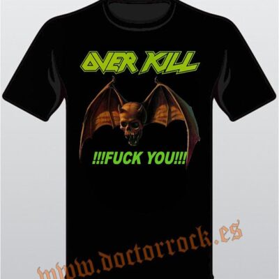 Camiseta Overkill Fuck You!!!