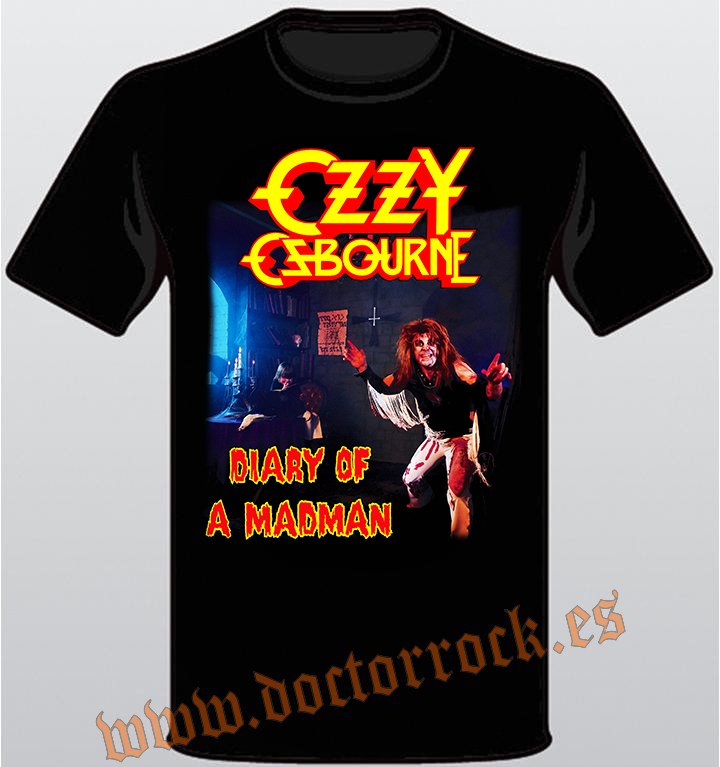 Camiseta Ozzy Osbourne Diary of a Madman