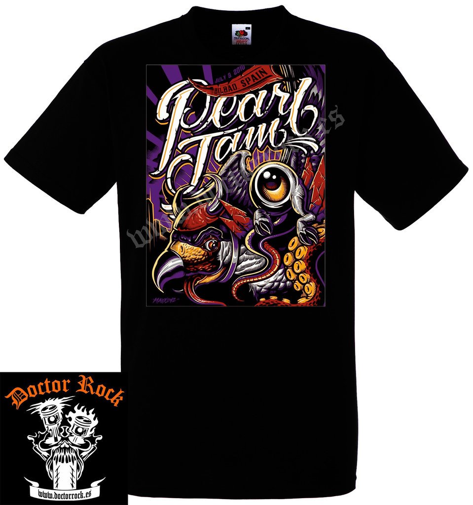 Camiseta Pearl Jam Bilbao 2010