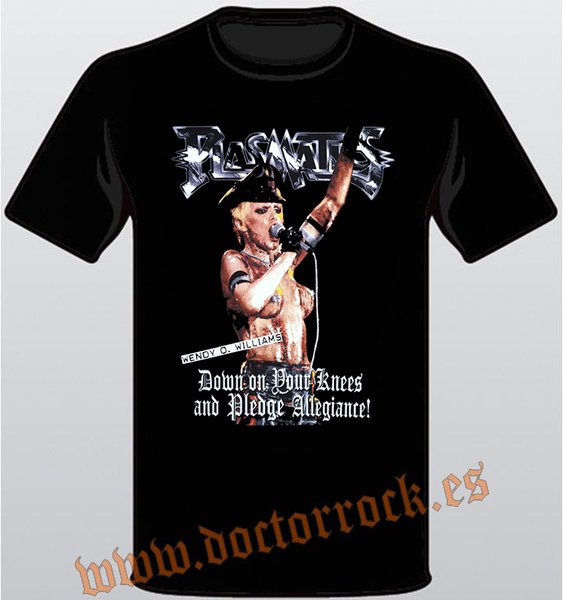 Camiseta Plasmatics Down on Your Knees