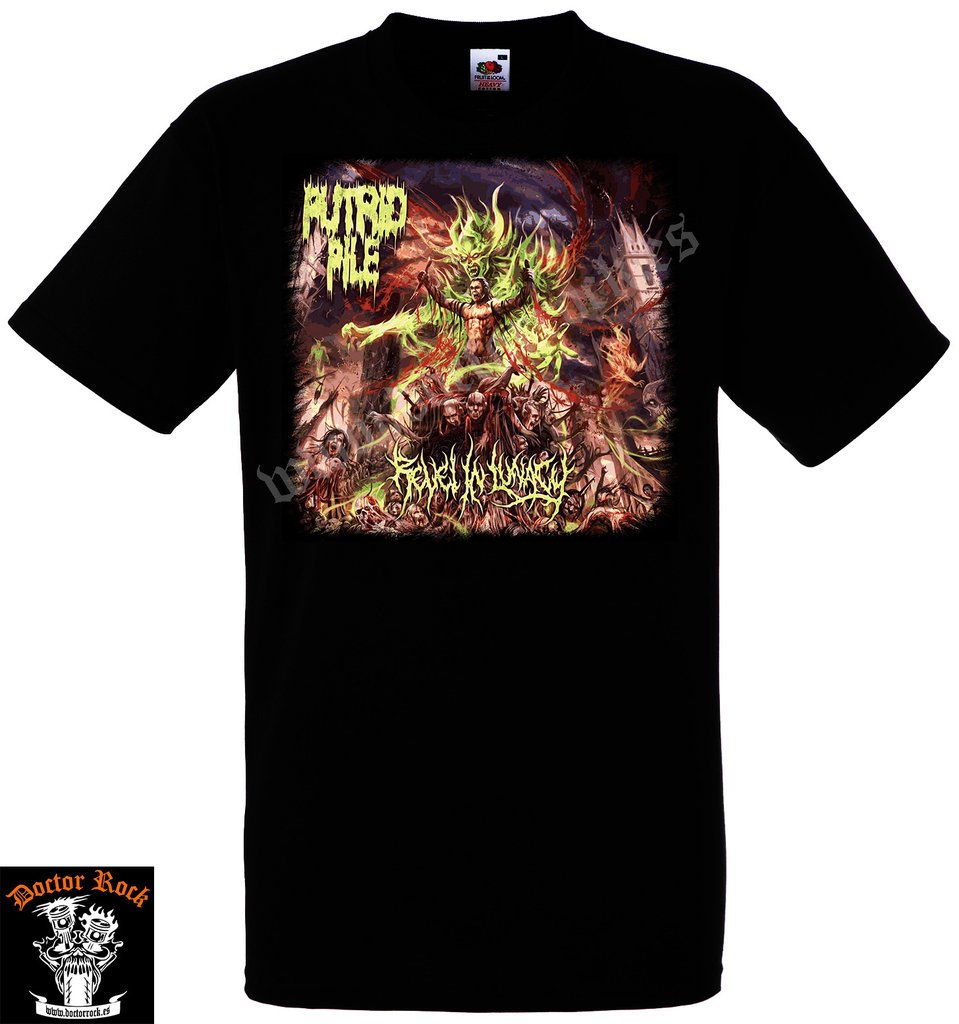 Camiseta Putrid Pile Revel In Lunacy