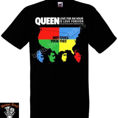 Camiseta Queen Hot Space Tour 1982