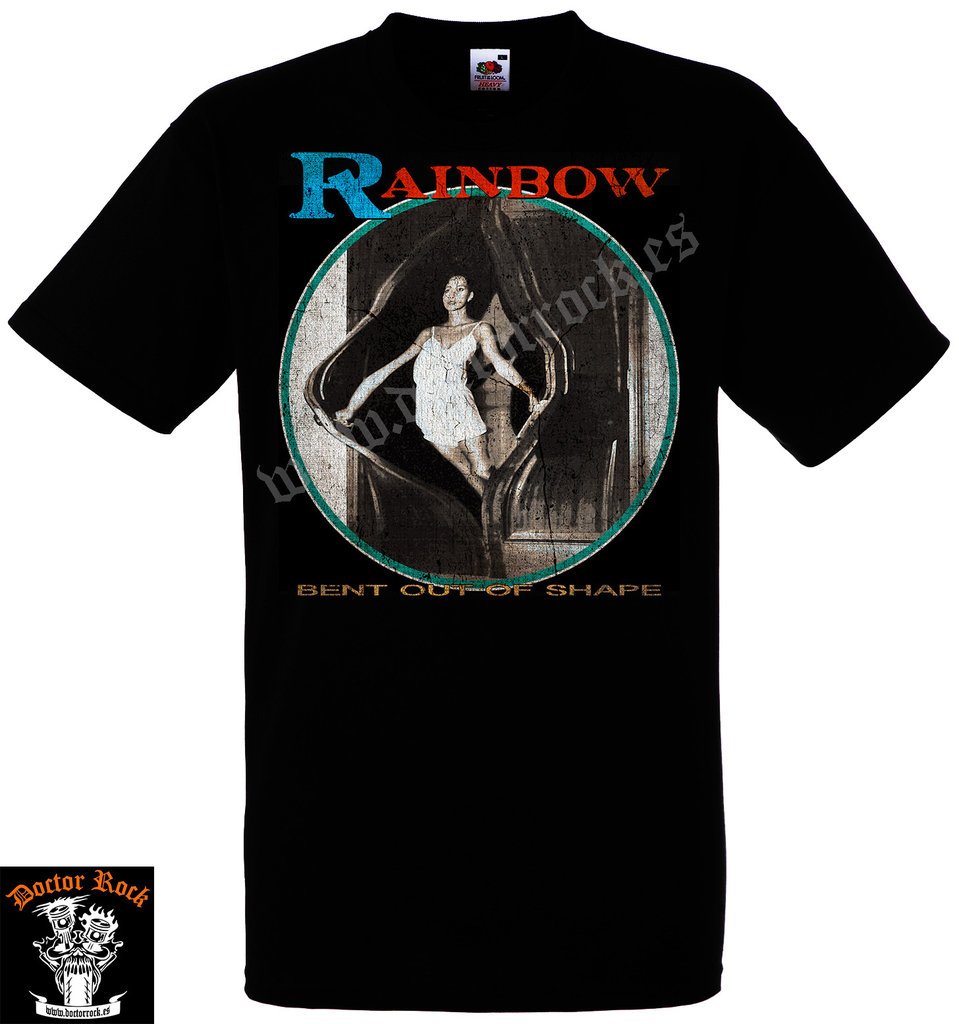 Camiseta Rainbow Bent Out Of Shape Vintage