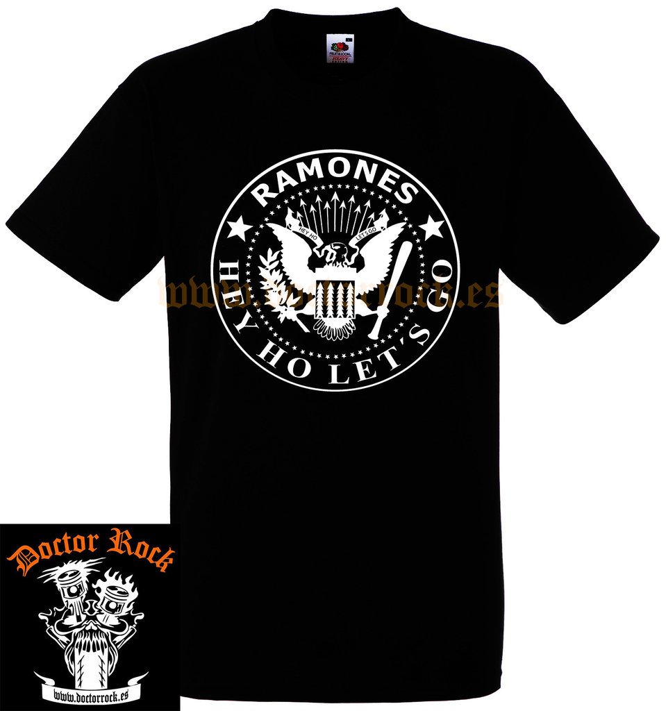 Camiseta Ramones Hey Ho Let´s Go
