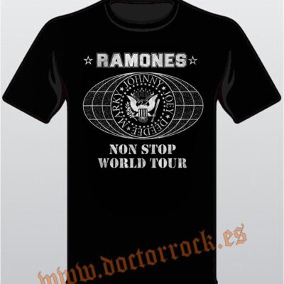 Camiseta Ramones Non Stop World Tour