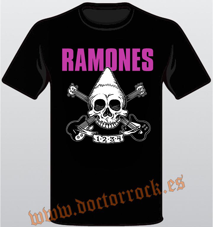 Camiseta Ramones Pinhead Skull