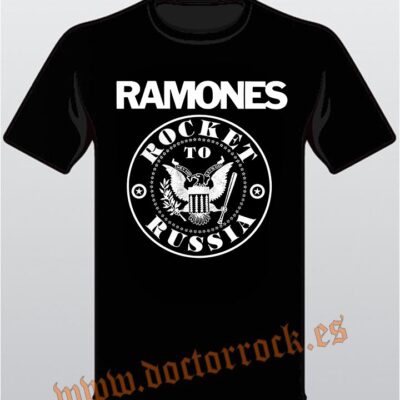 Camiseta Ramones Rocket To Russia Mod 2