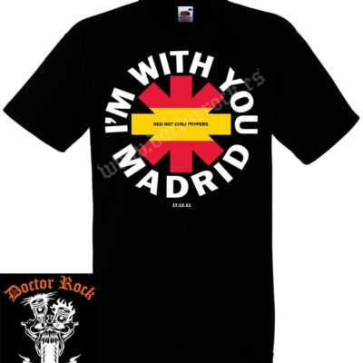 Camiseta Red Hot Chili Peppers Madrid 2011