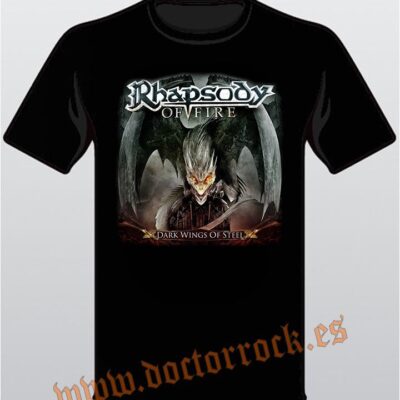 Camiseta Rhapsody Of Fire Dark Wings Of Steel