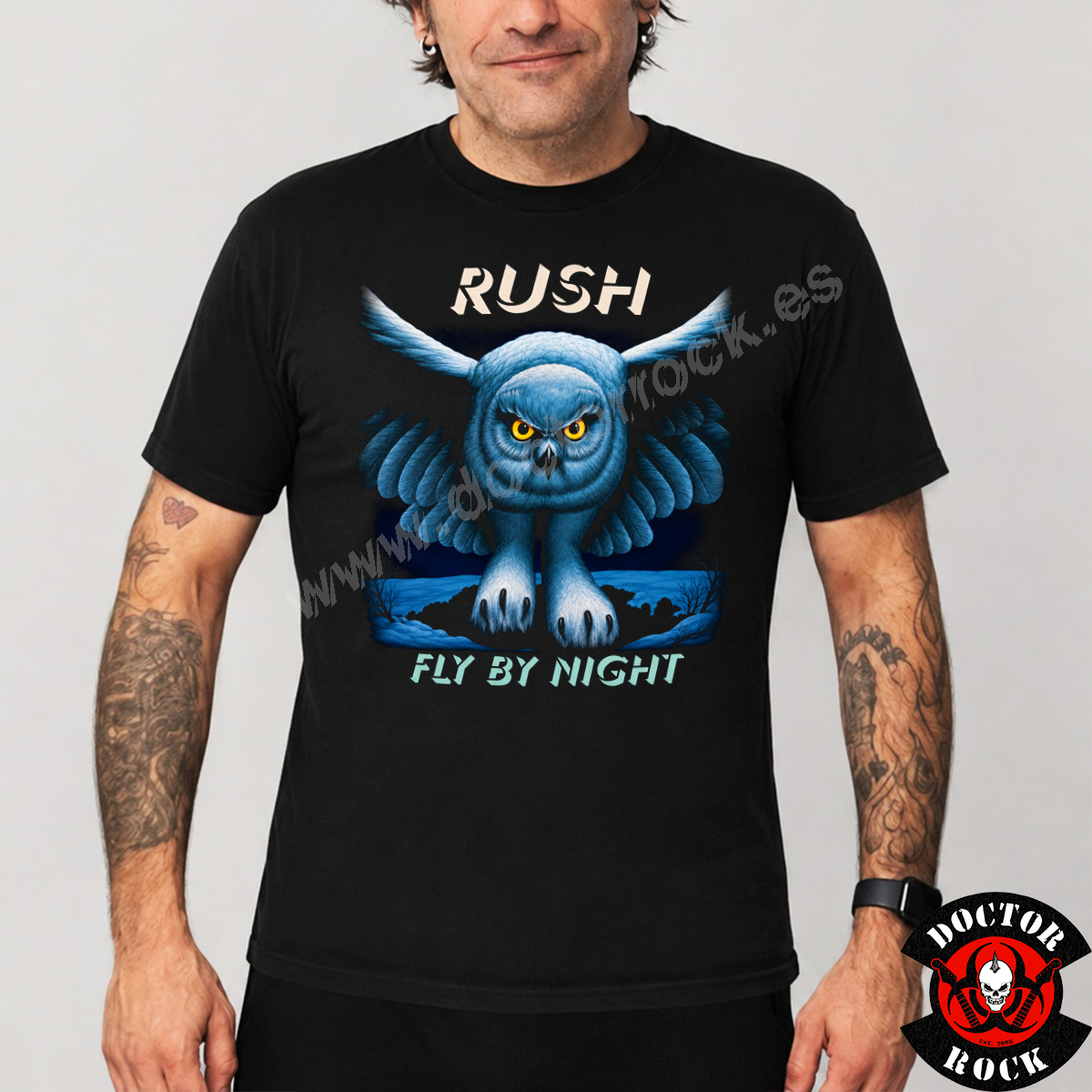 Camiseta Rush Fly By Night