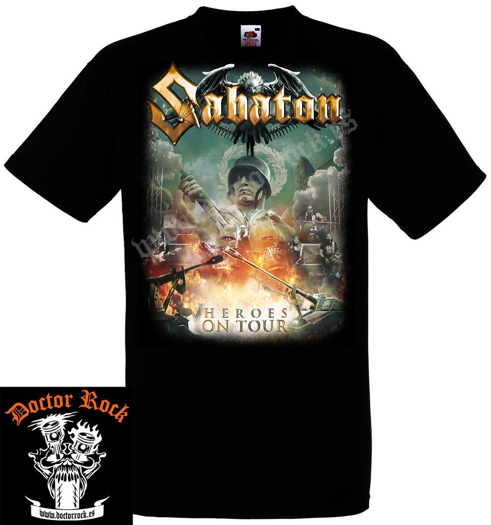Camiseta Sabaton Heroes On Tour
