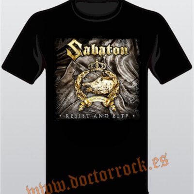 Camiseta Sabaton Resist And Bite