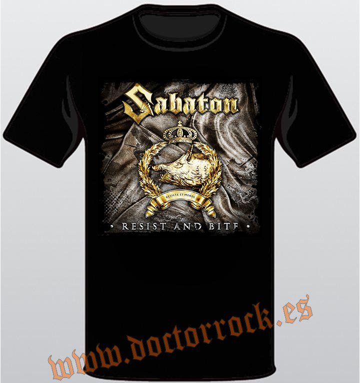 Camiseta Sabaton Resist And Bite