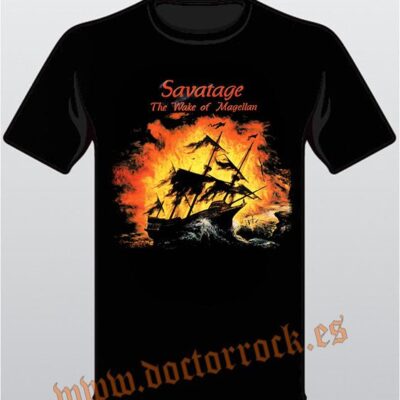Camiseta Savatage The Wake of Magellan