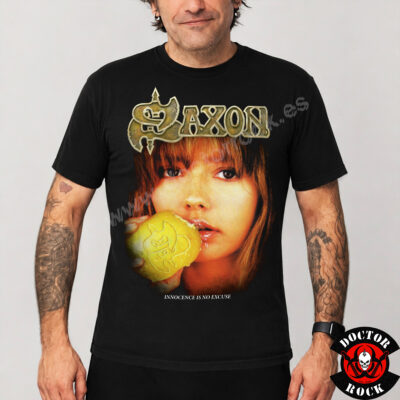 Camiseta Saxon Innocence Is No Excuse