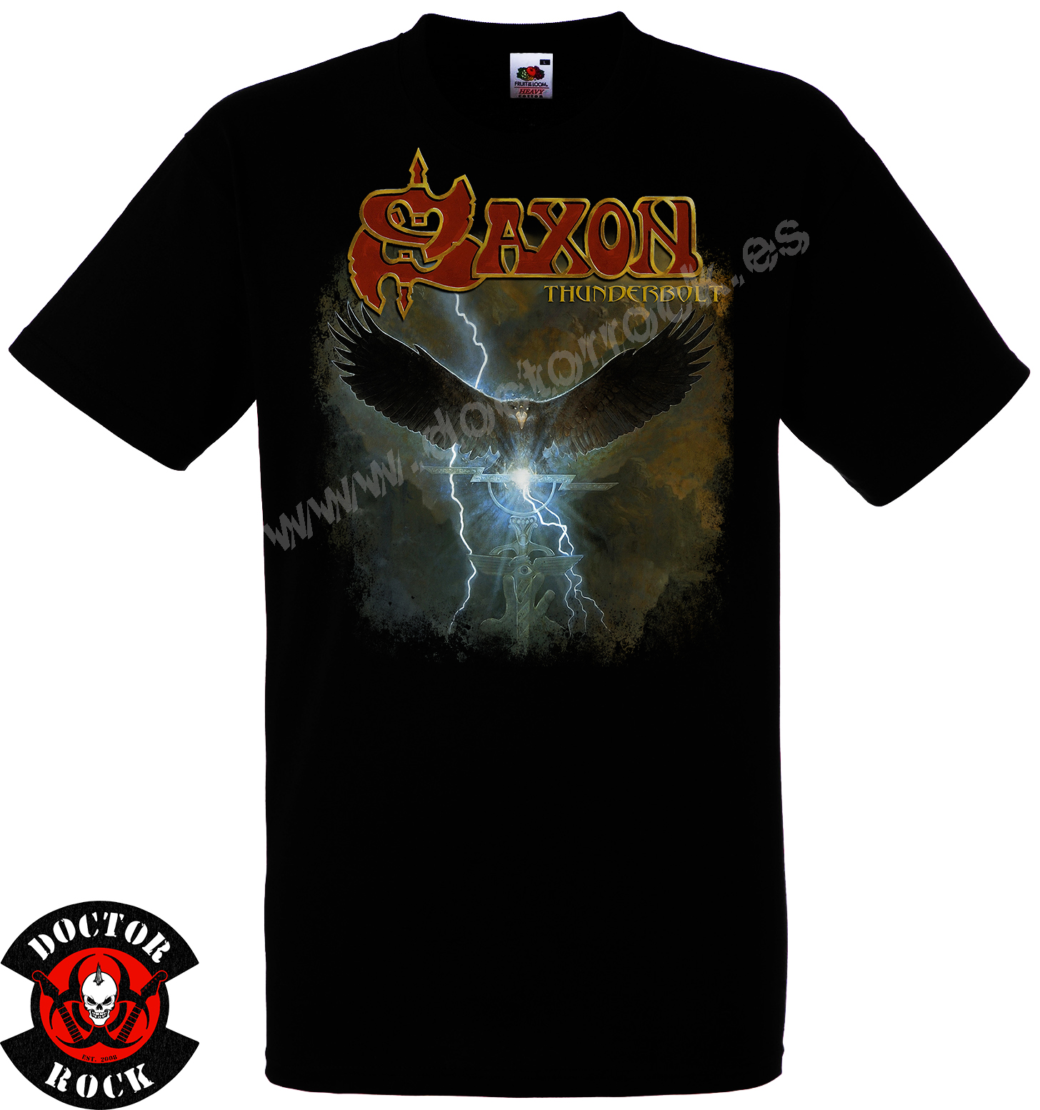 Camiseta Saxon Thunderbolt - Imagen 2