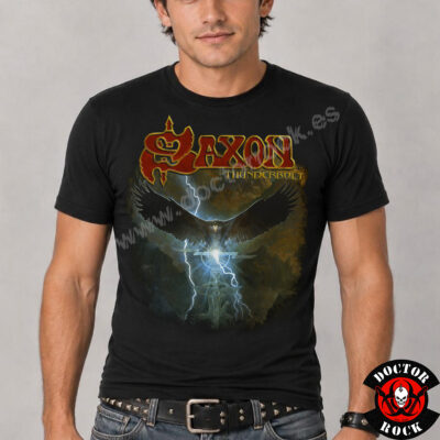 Camiseta Saxon Thunderbolt