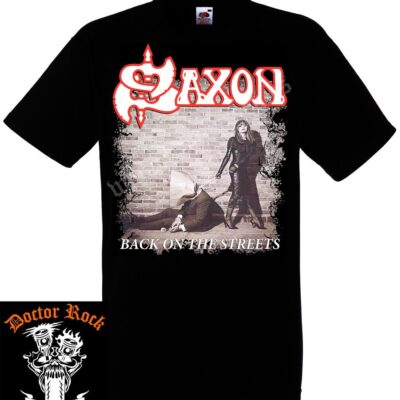 Camiseta Saxon Back On The Streets