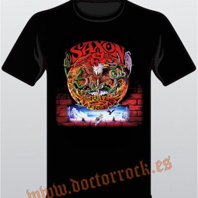 Camiseta Saxon Forever Free