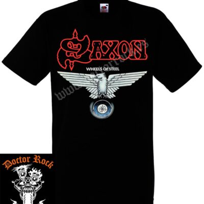 Camiseta Saxon Wheels Of Steel
