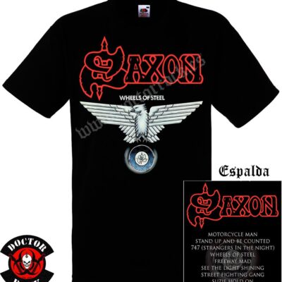 Camiseta Saxon Wheels Of Steel Tracklist