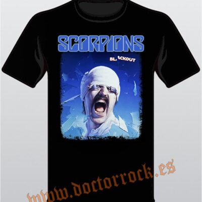 Camiseta Scorpions Blackout