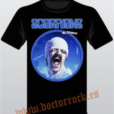 Camiseta Scorpions Blackout Mod 2