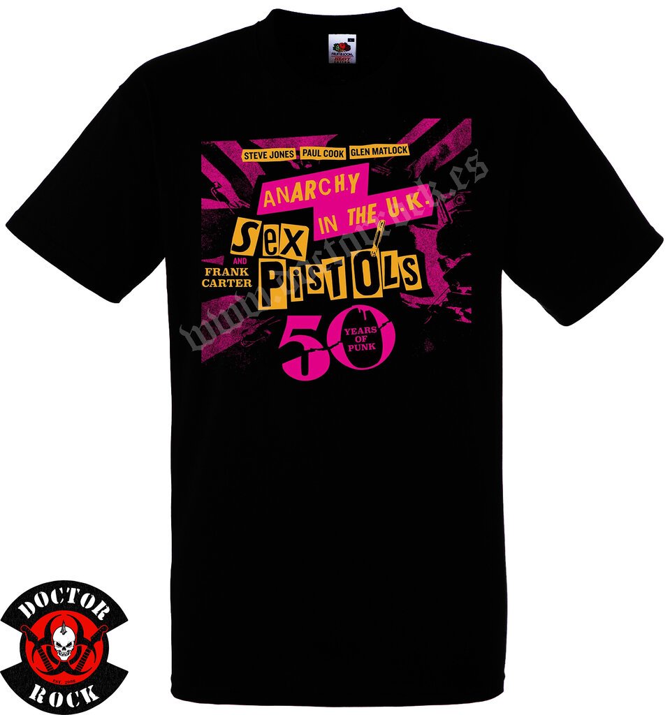 Camiseta Sex Pistols 50 Years Of Punk