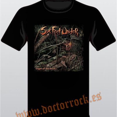 Camiseta Six Feet Under Crypt Of The Devil