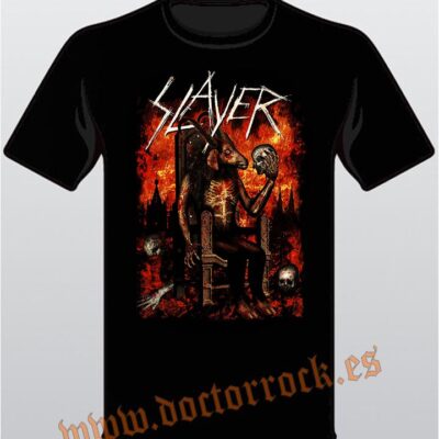 Camiseta Slayer Devil On Throne