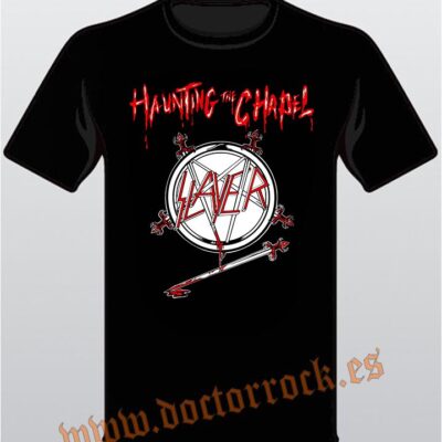 Camiseta Slayer Haunting The Chapel