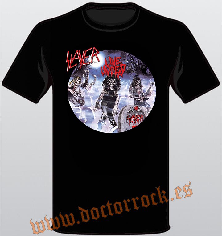 Camiseta Slayer Live Undead
