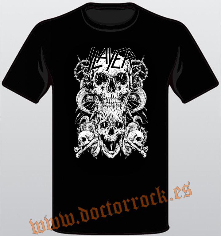 Camiseta Slayer Skulls