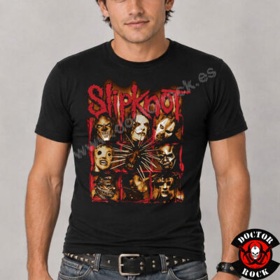 Camiseta Slipknot Mascaras