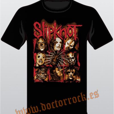 Camiseta Slipknot Mascaras