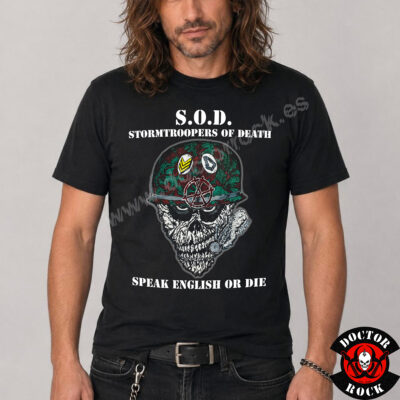 Camiseta S.O.D. Speak English or Die