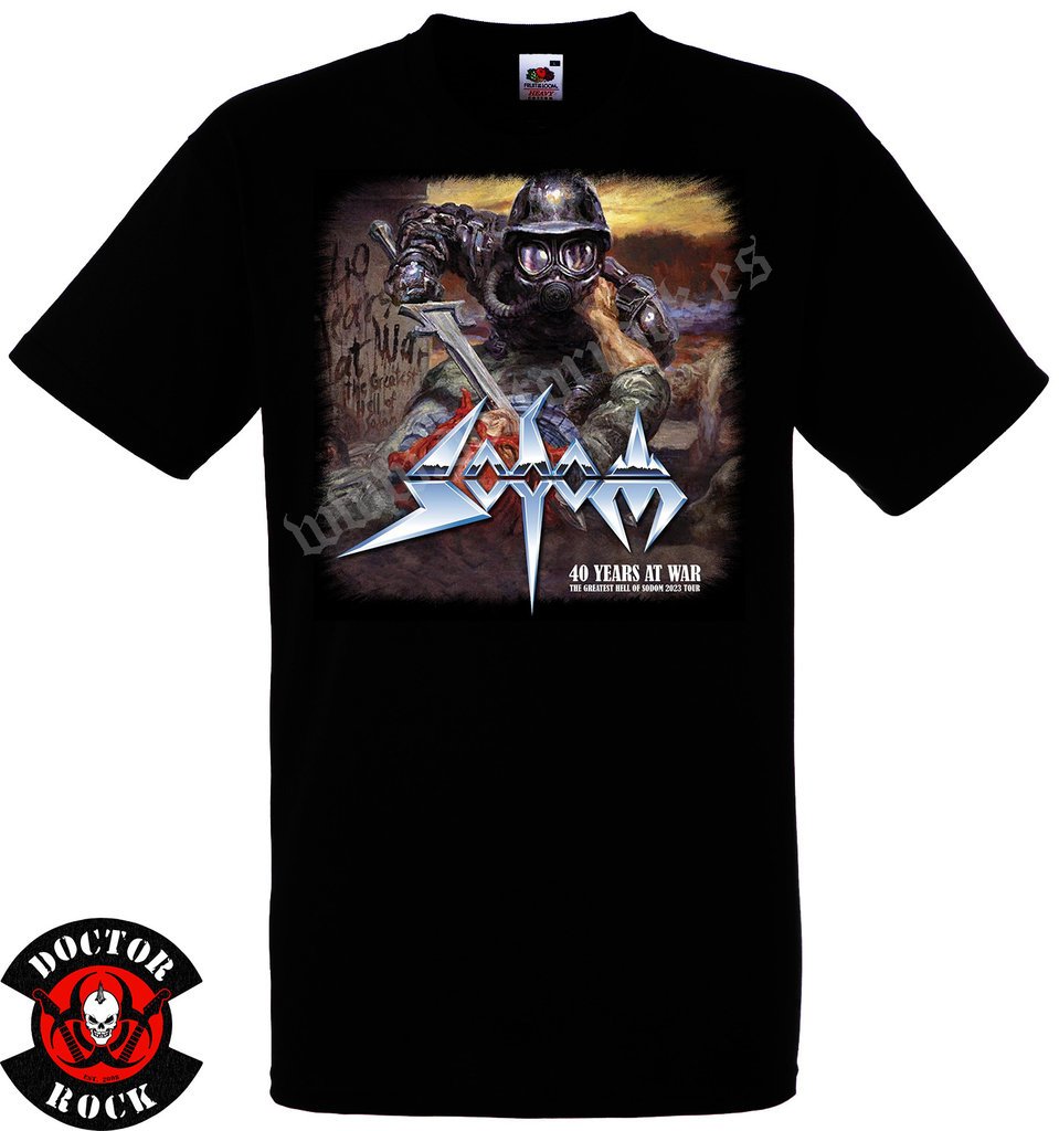Camiseta Sodom 40 Years At War