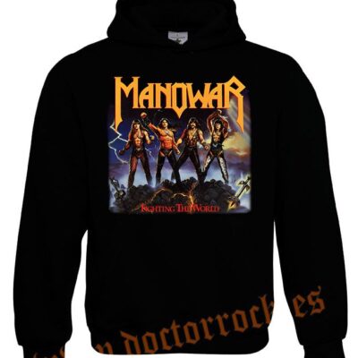 Sudadera Manowar Fighting The World