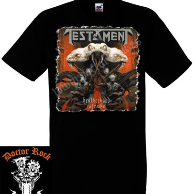 Camiseta Testament Brotherhood Of The Snake