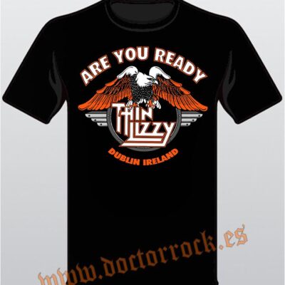 Camiseta Thin Lizzy Are You Ready